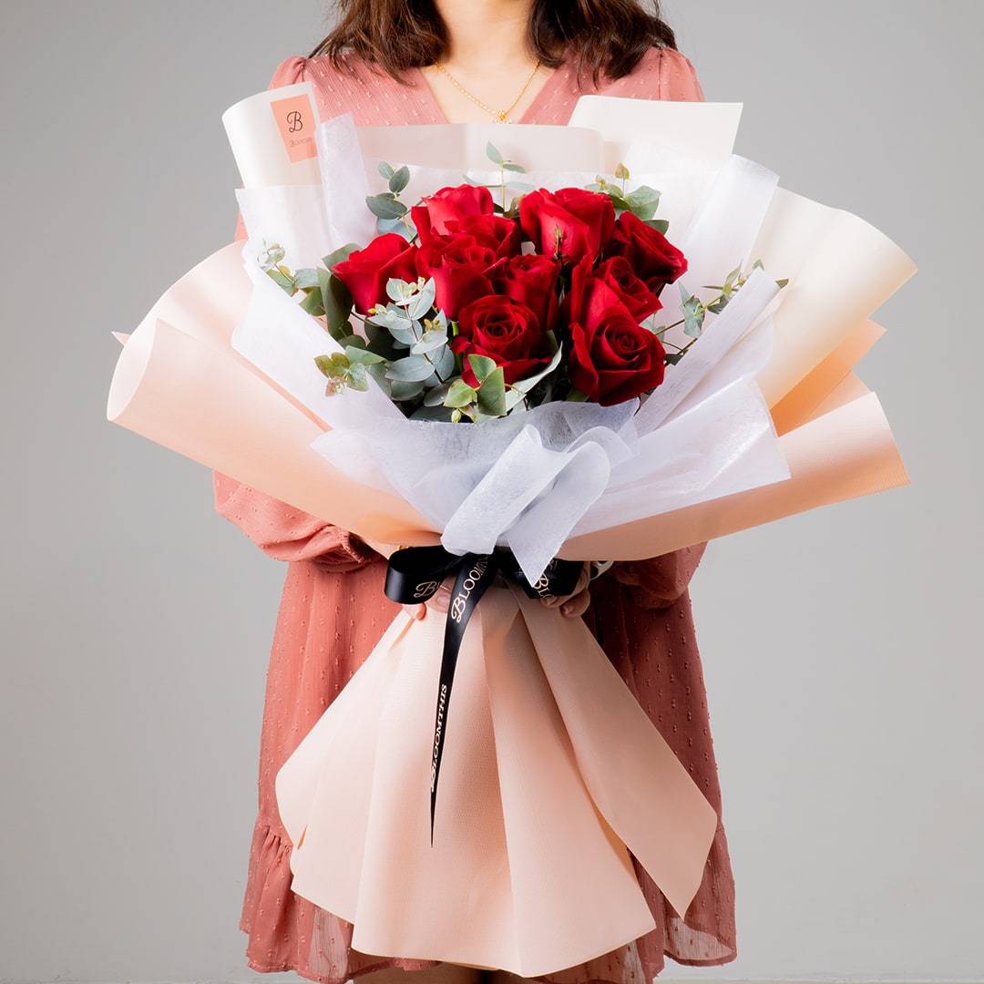 Ashley Red Rose Bouquet (MDV)