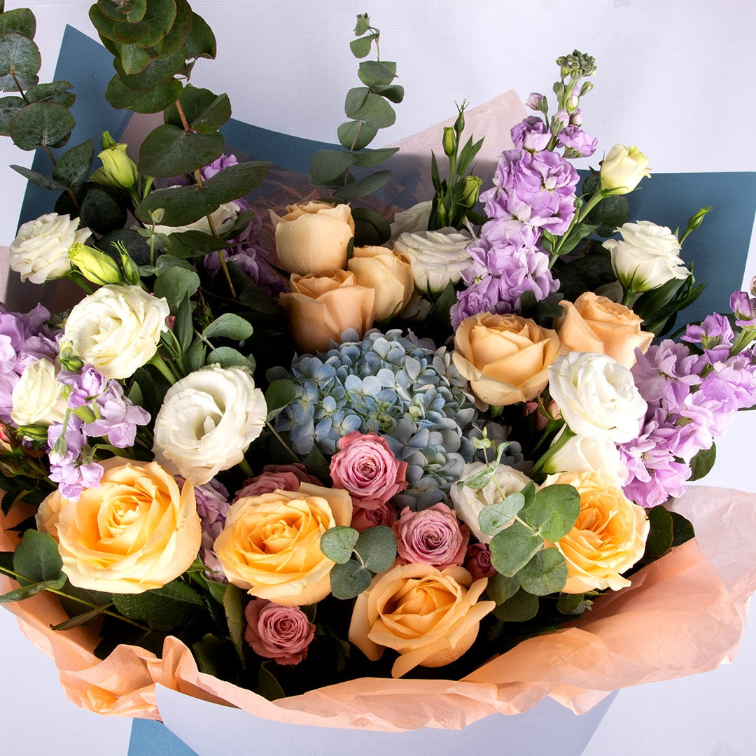 Aurora Hydrangea & Rose Bouquet