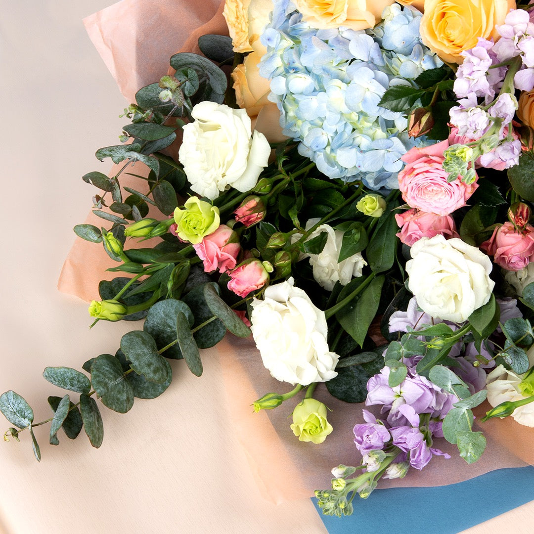 Aurora Hydrangea & Rose Bouquet