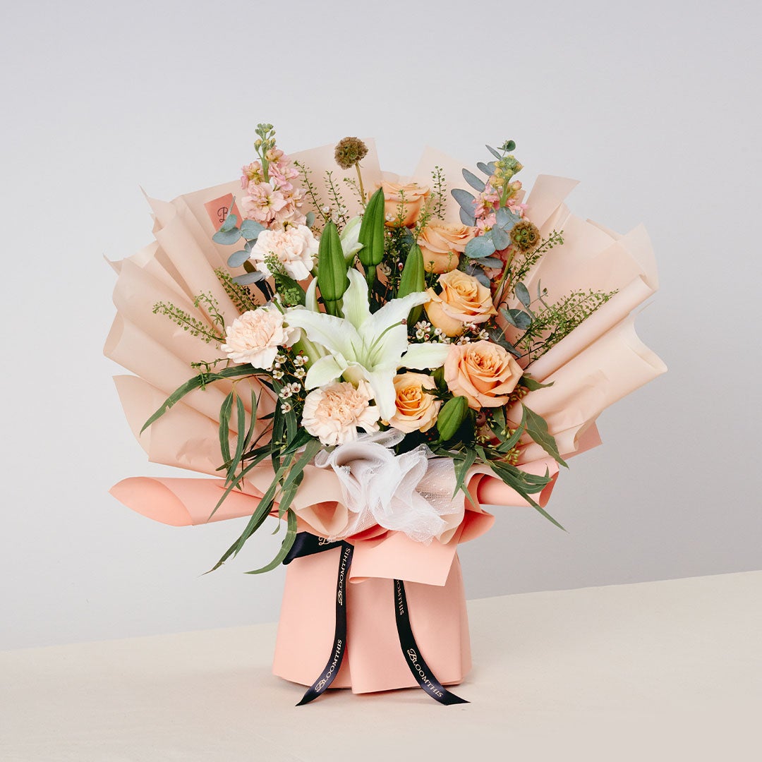 Bernadette White Lily Bouquet (VDV)
