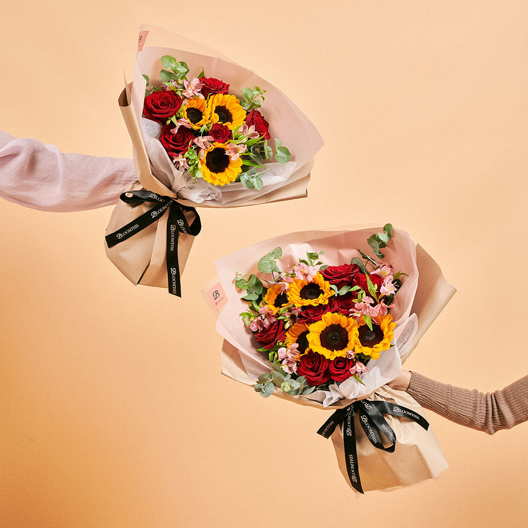 Calypso Sunflower & Rose Bouquet (SC)