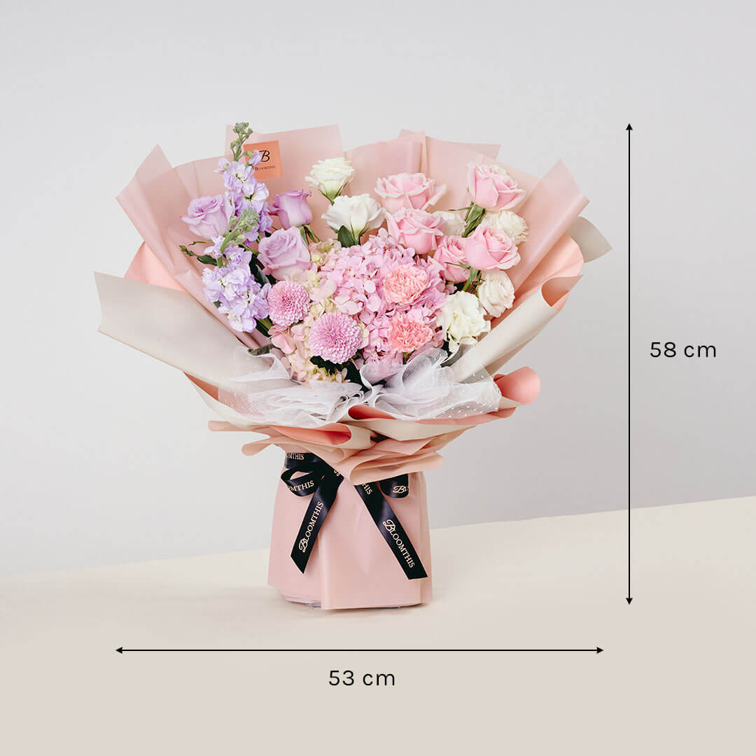 Casabella Pink Hydrangea Bouquet (VDV)