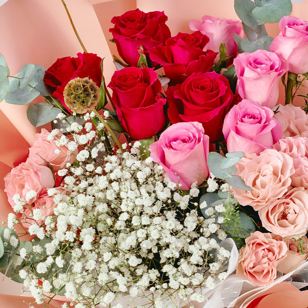 Catalina Pink Rose Bouquet (VDV)