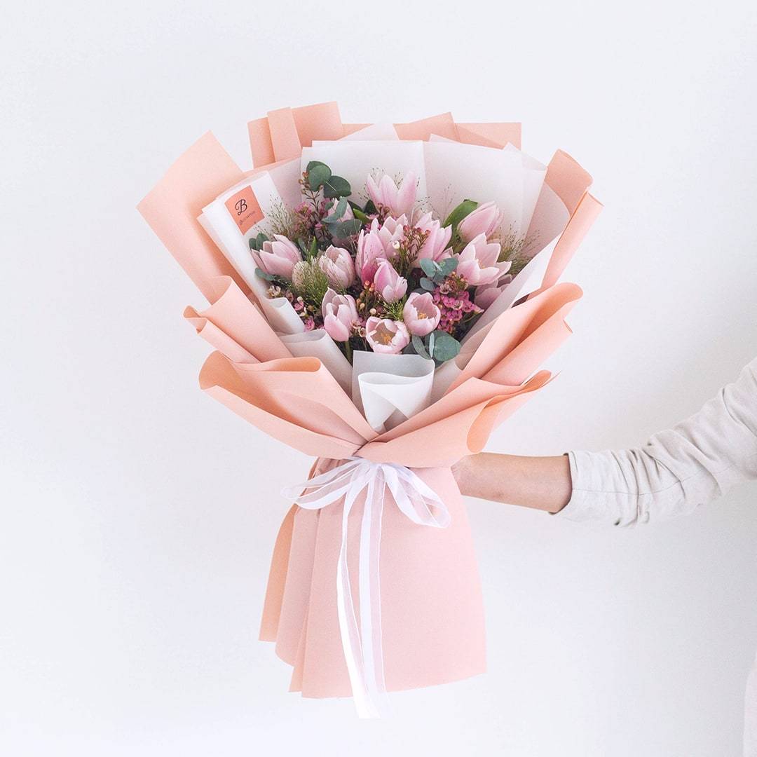 Chantal Pink Tulip Bouquet