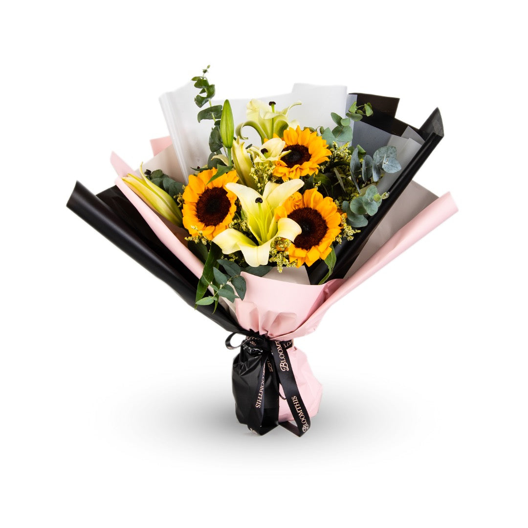 Cheyenne Sunflower & Lily Bouquet