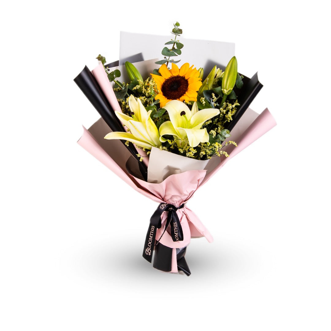 Cheyenne Sunflower & Lily Bouquet