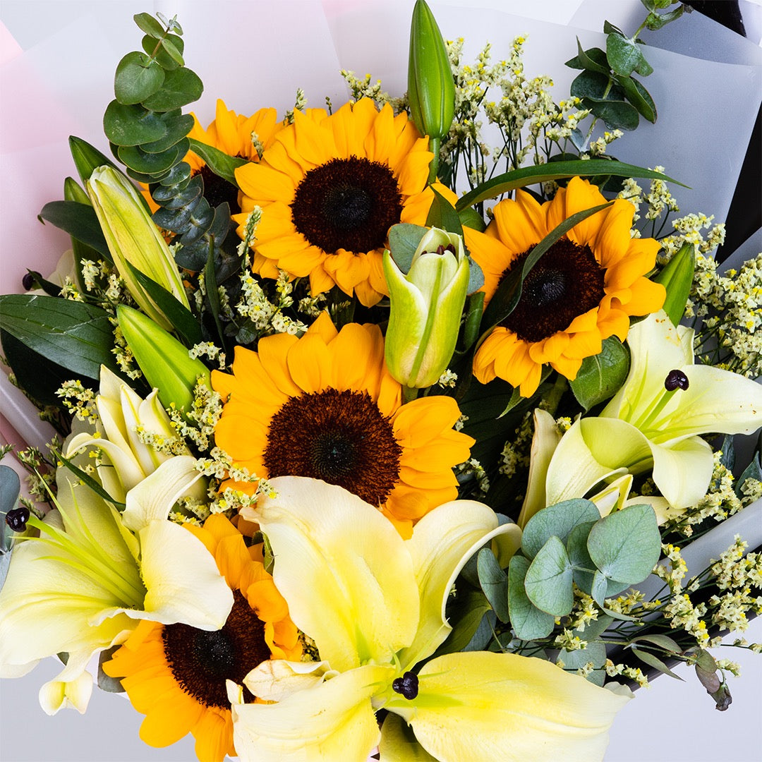 Cheyenne Sunflower & Lily Bouquet