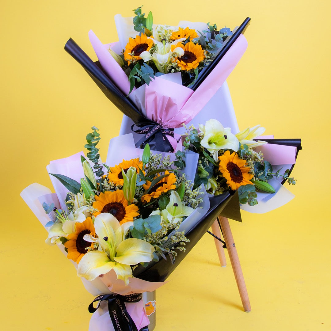 Cheyenne Sunflower & Lily Bouquet