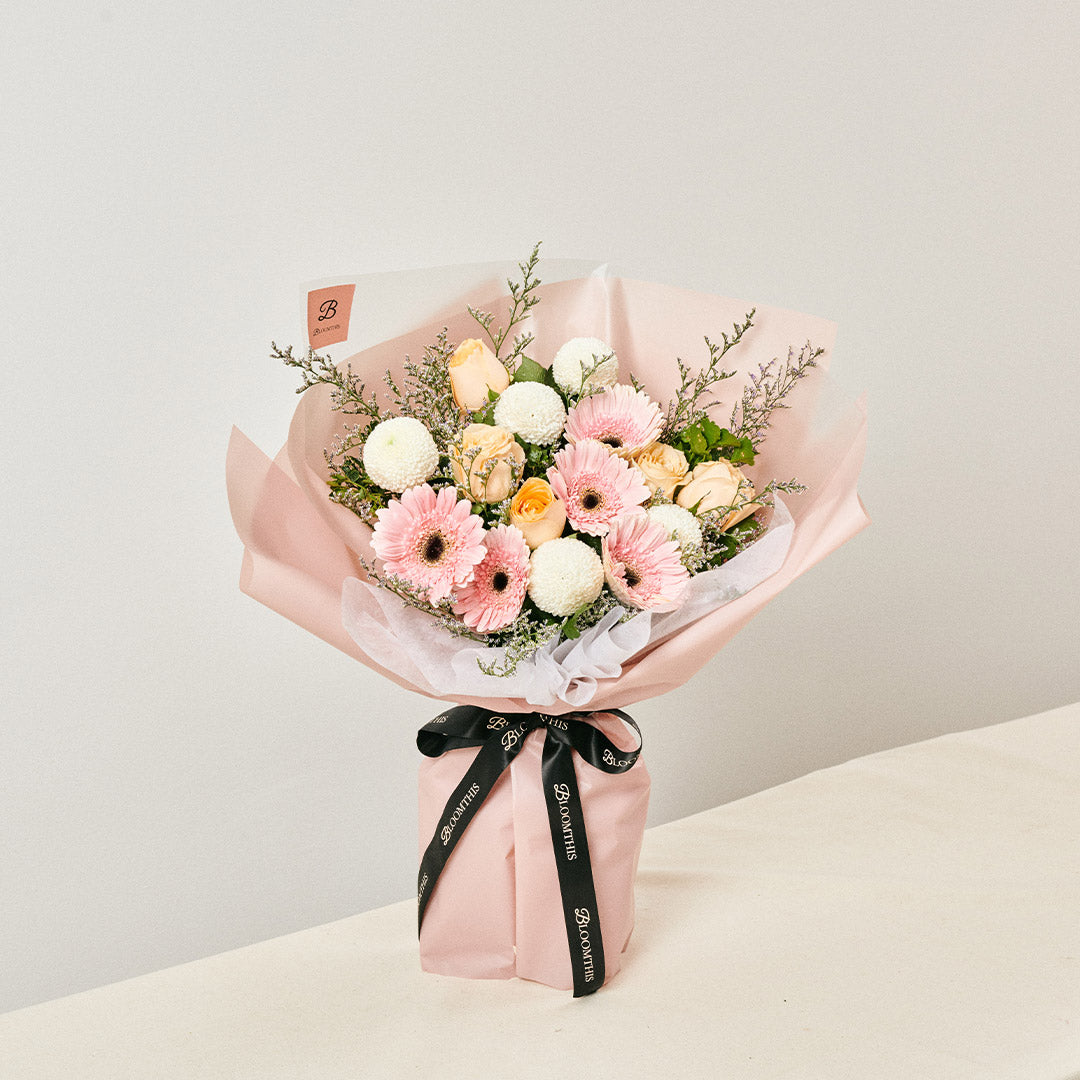 Freye Gerbera & Rose Bouquet