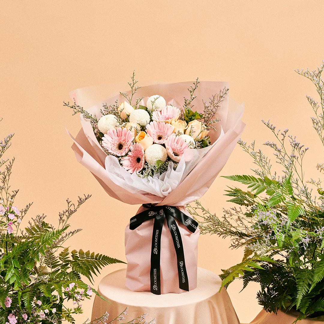 Freye Gerbera & Rose Bouquet