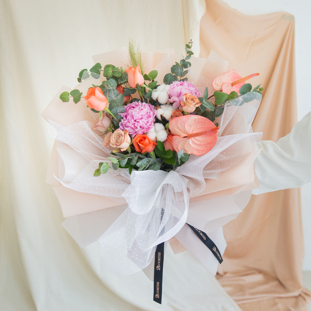 Philomena Pink Peony Bouquet