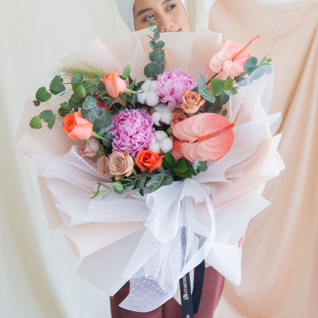 Philomena Pink Peony Bouquet