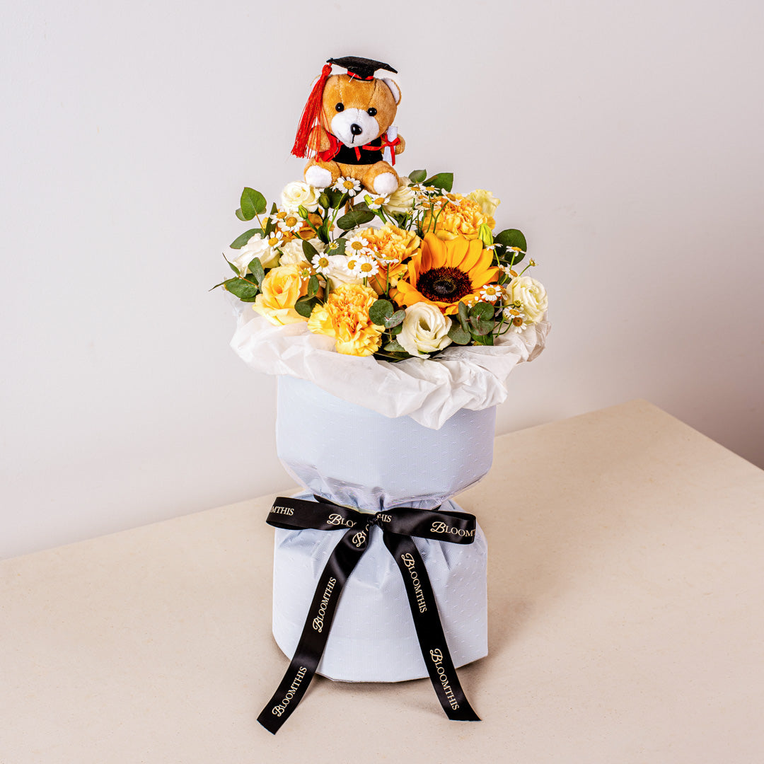 Summer Sunflower Graduation Bouquet