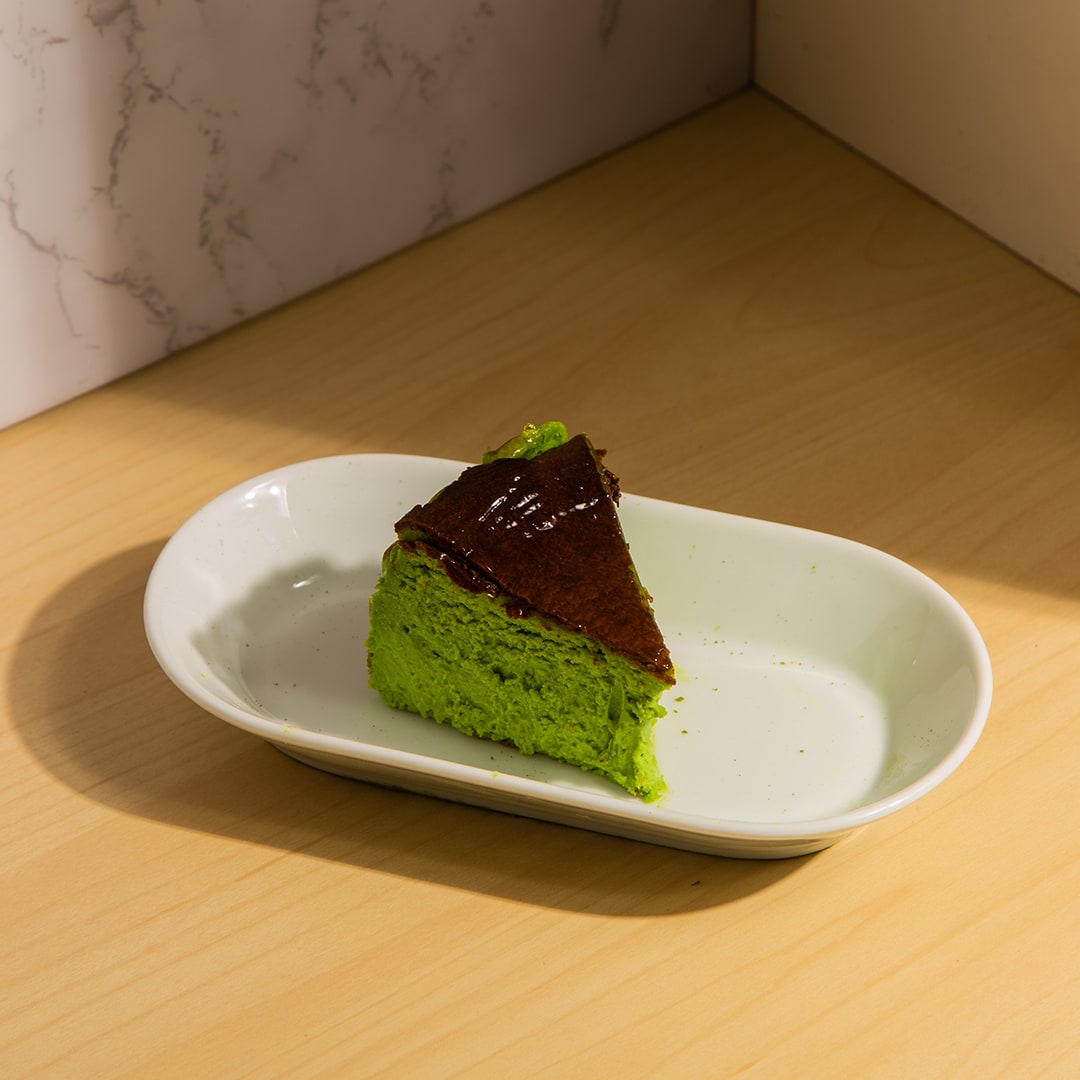 Sweet Stuff Matcha Burnt Cheesecake