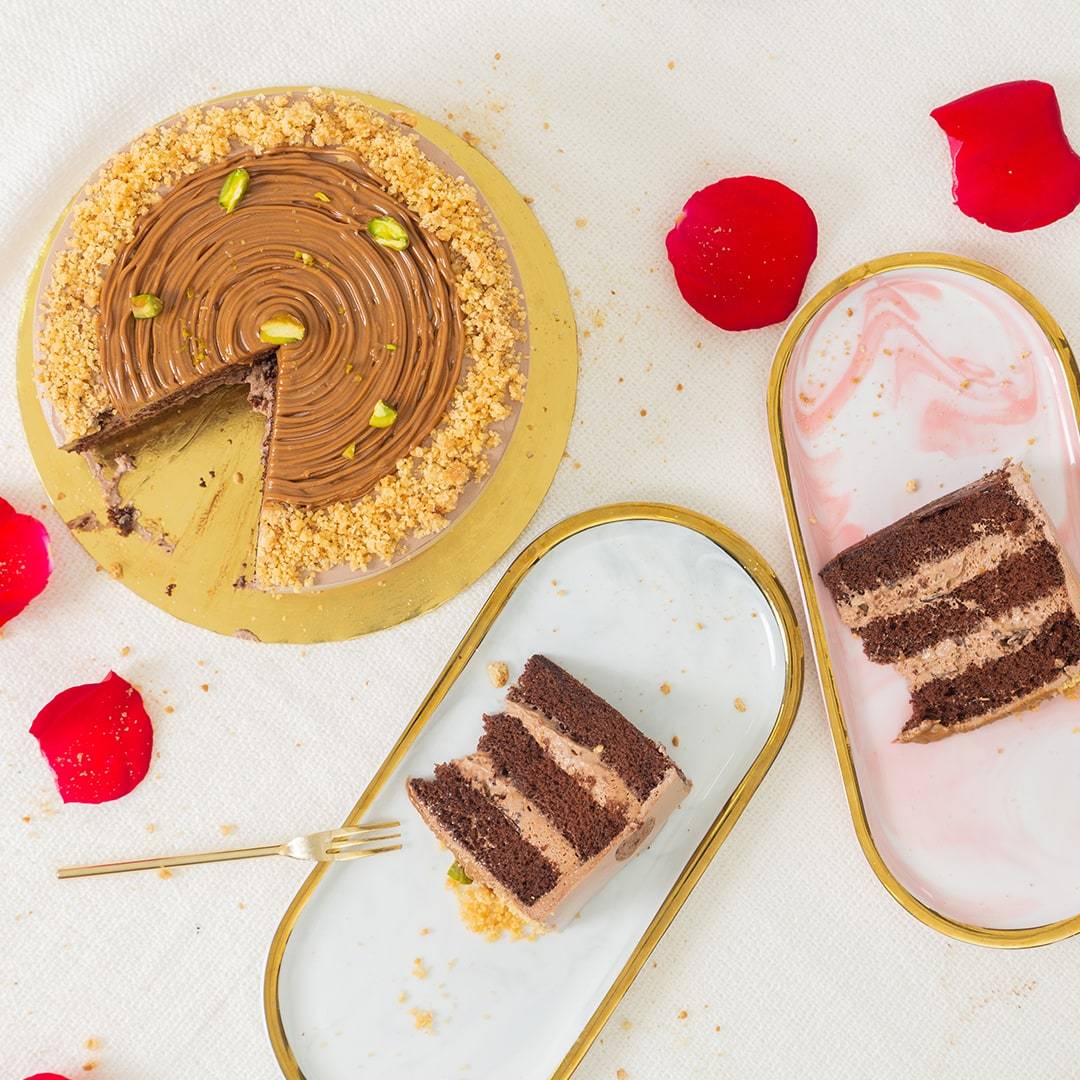 Sweet Stuff Chocolate Pistachio Cake