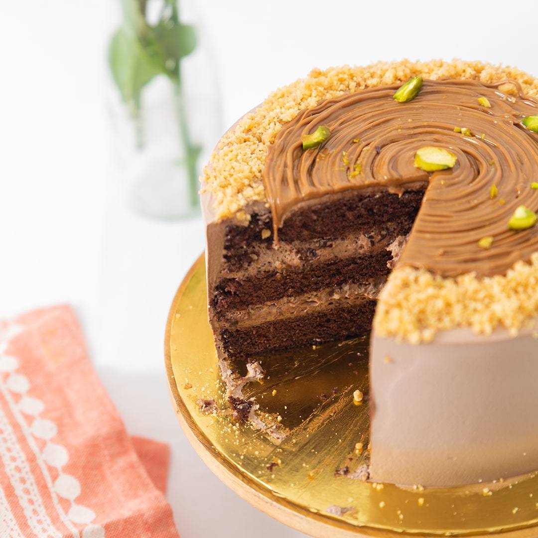 Sweet Stuff Chocolate Pistachio Cake