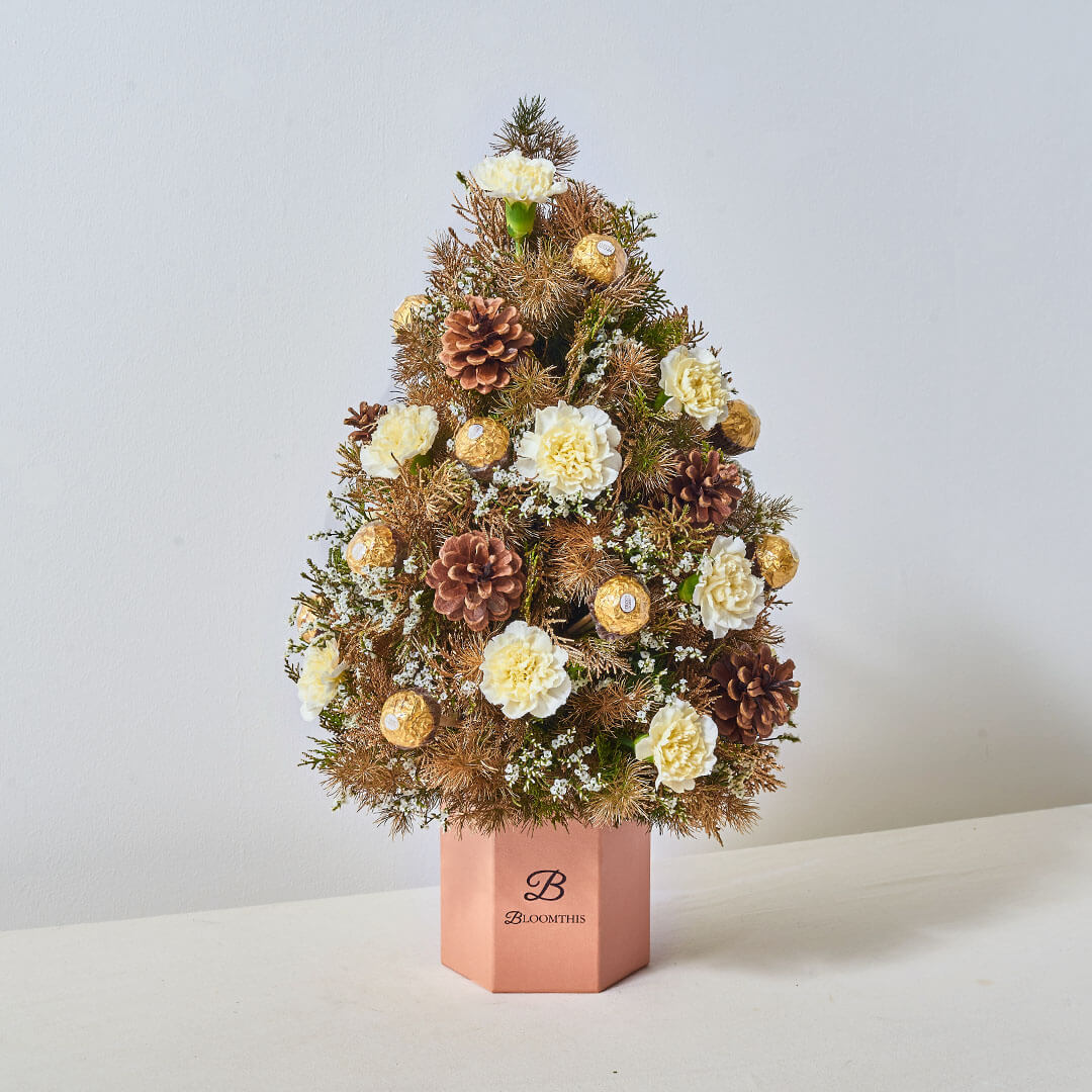 Giovannie Christmas Tree Flower Box
