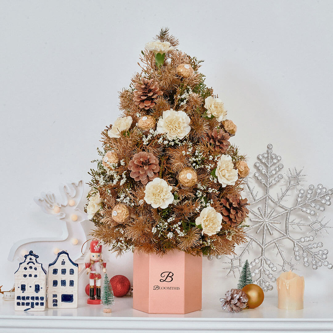 Giovannie Christmas Tree Flower Box