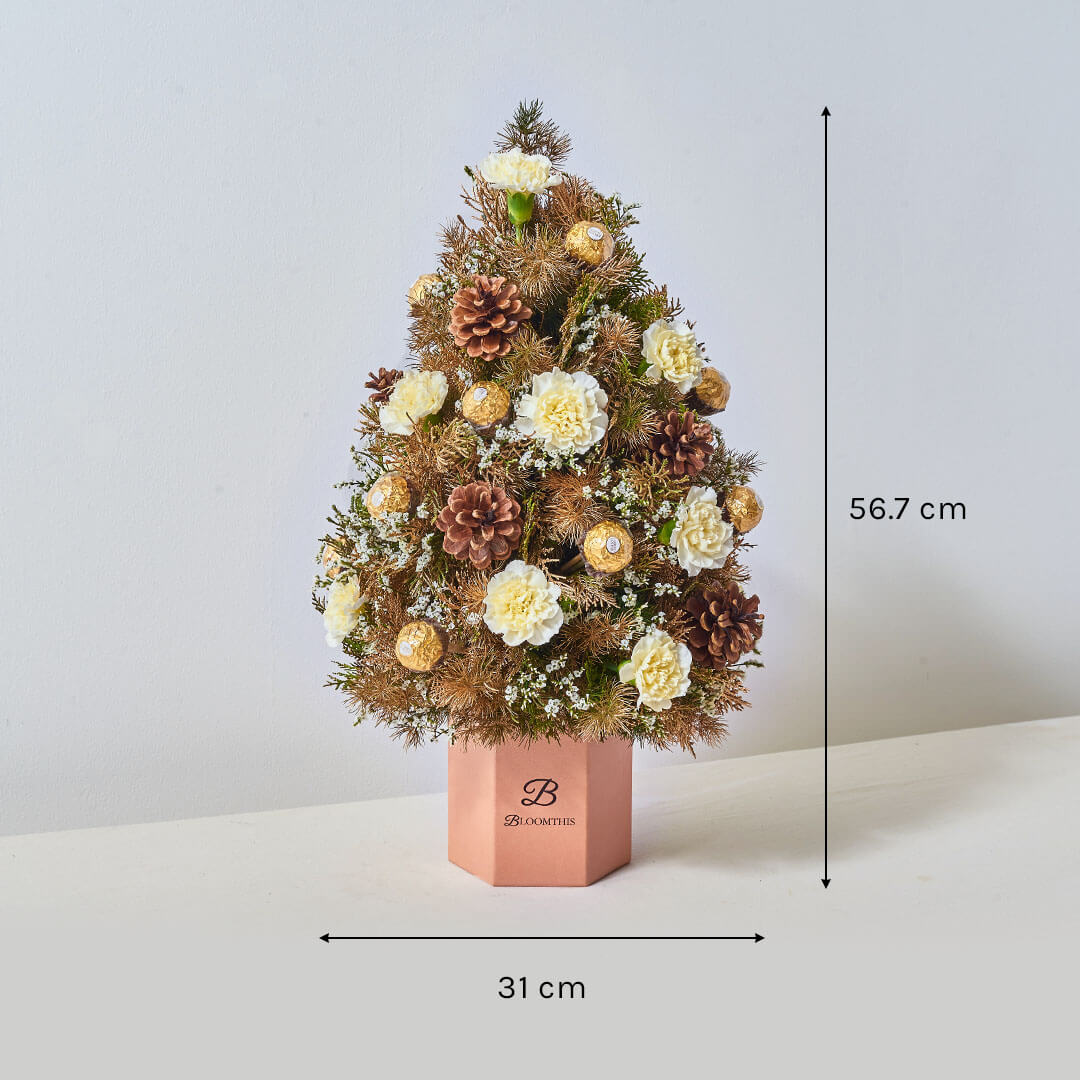 Giovannie Christmas Tree Flower Box