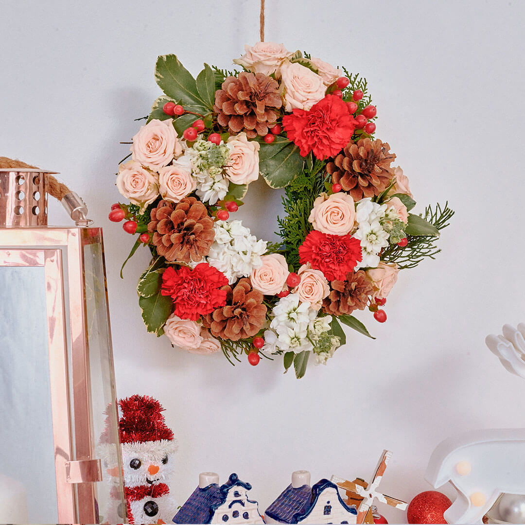 Celeste Christmas Wreath