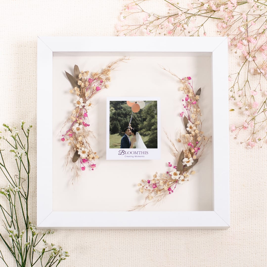 Glimpse of Joy Photo & Flower Frame