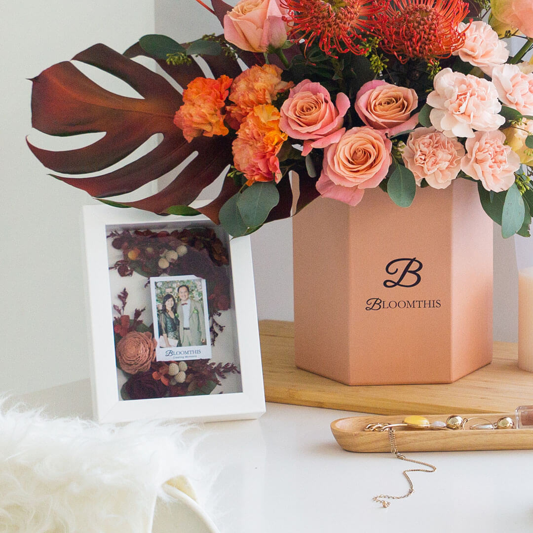 Together Forever Photo & Flower Frame (VD)