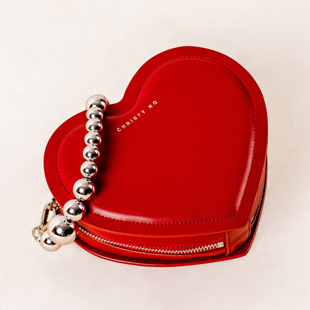 Mini Rachel Ruby Rose Bouquet + Desire Chain Bag