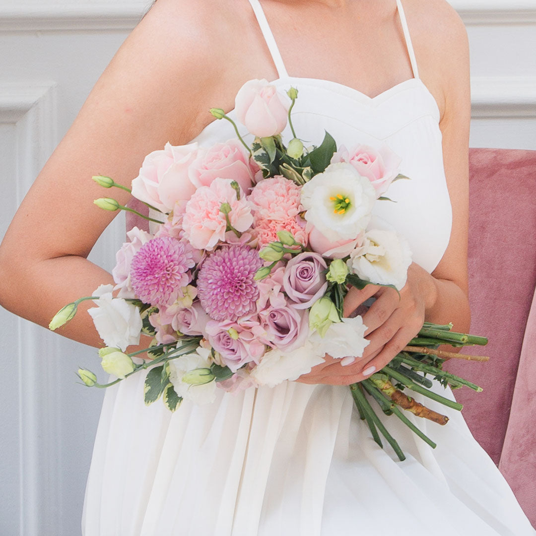 Casabella Pink Hydrangea Bridal Bouquet