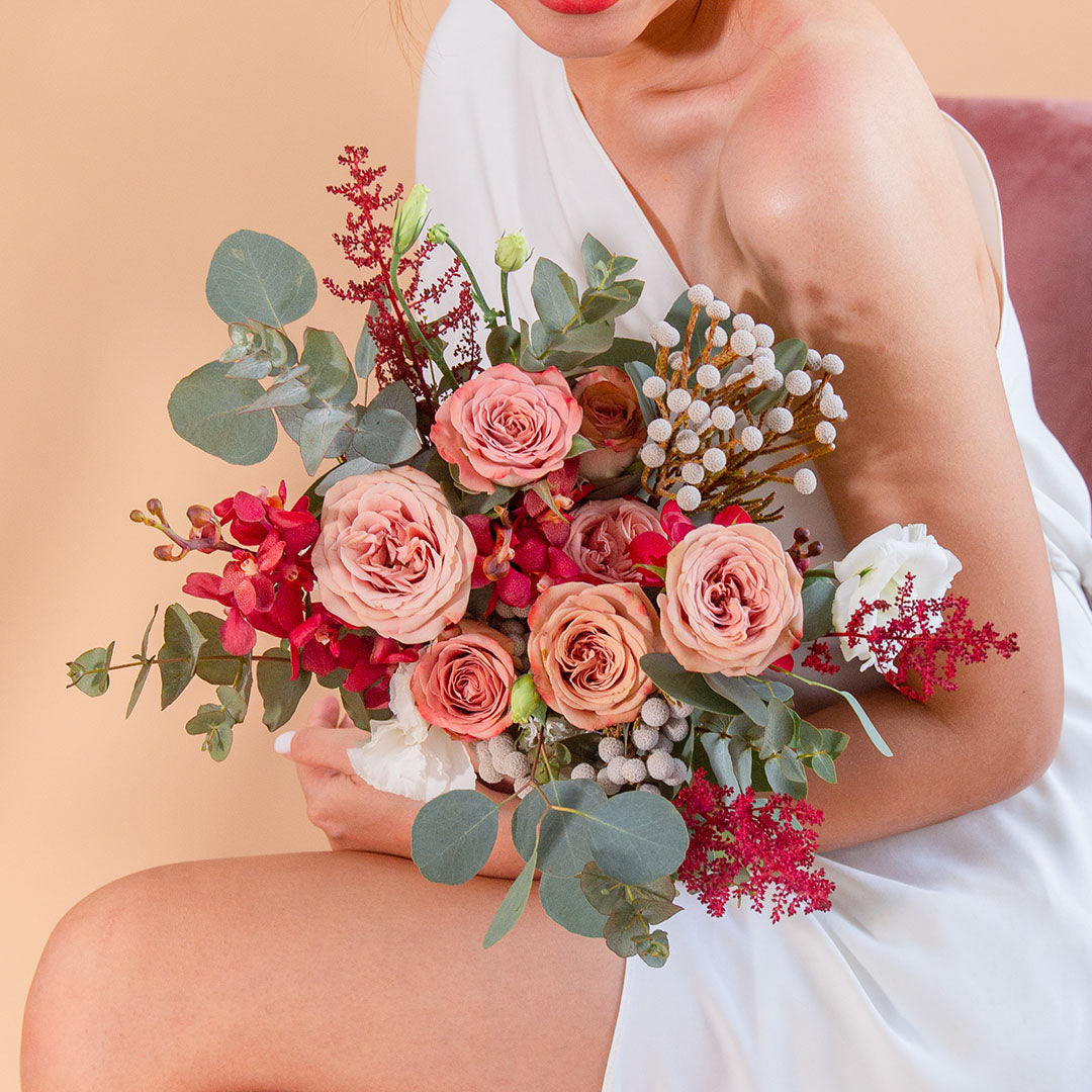 Felicity Cappuccino Rose Bridal Bouquet