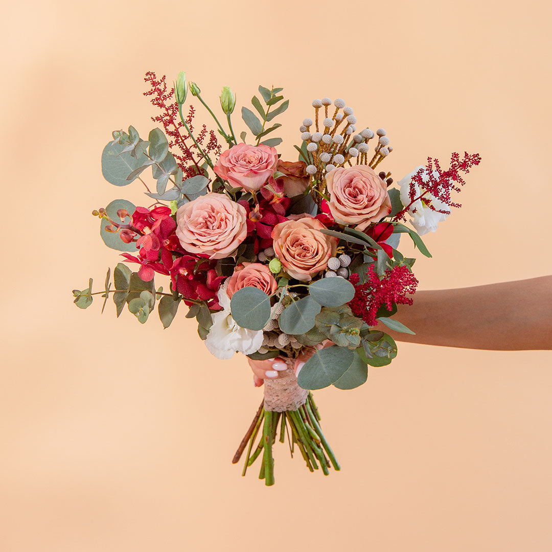 Felicity Cappuccino Rose Bridal Bouquet