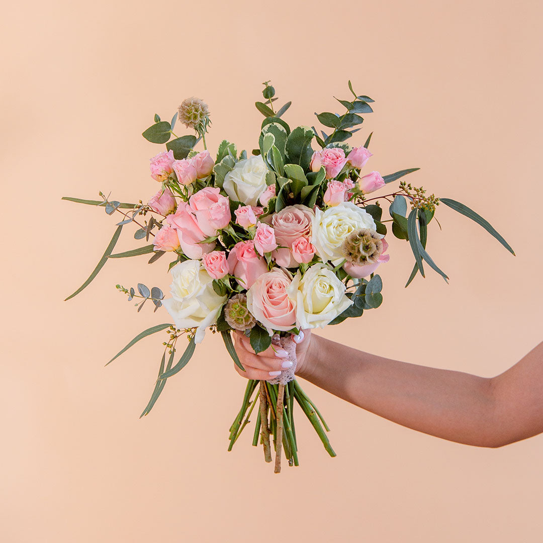 Mackenzie Pink Rose Bridal Bouquet