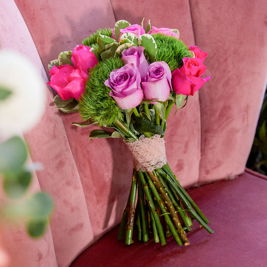 Madelyn Pink Rose Bridal Bouquet