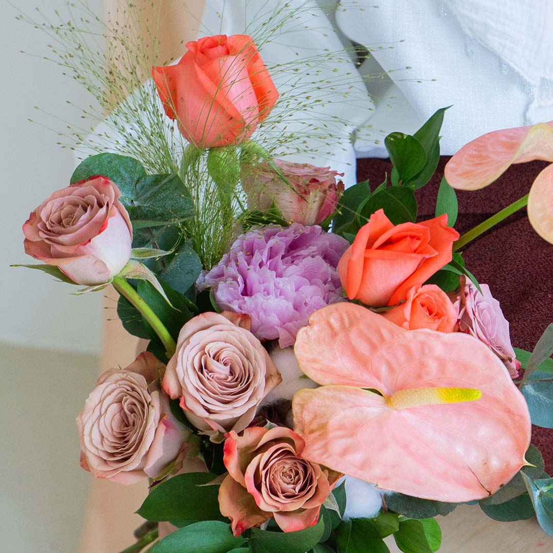 Philomena Pink Peony Hand-Tied Bouquet