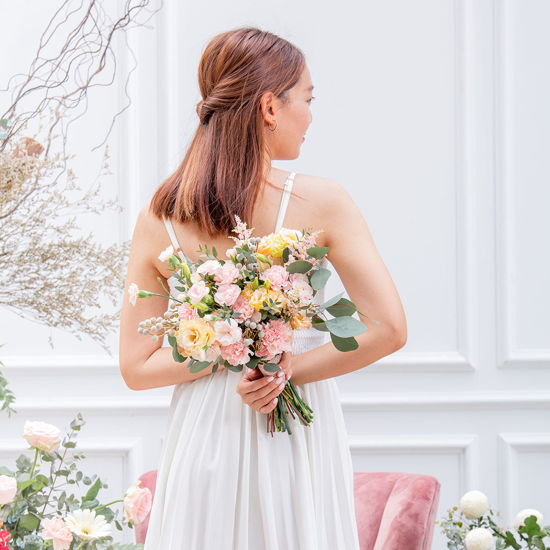 Victoria Pink Carnation Wedding Bouquet