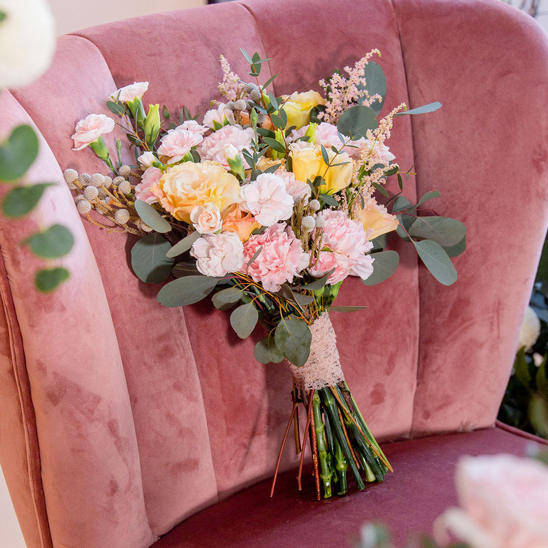 Victoria Pink Carnation Wedding Bouquet