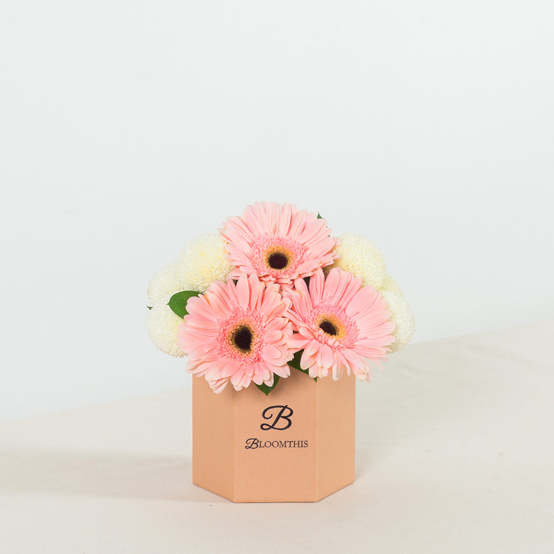 Grace Pink Gerbera Flower Box