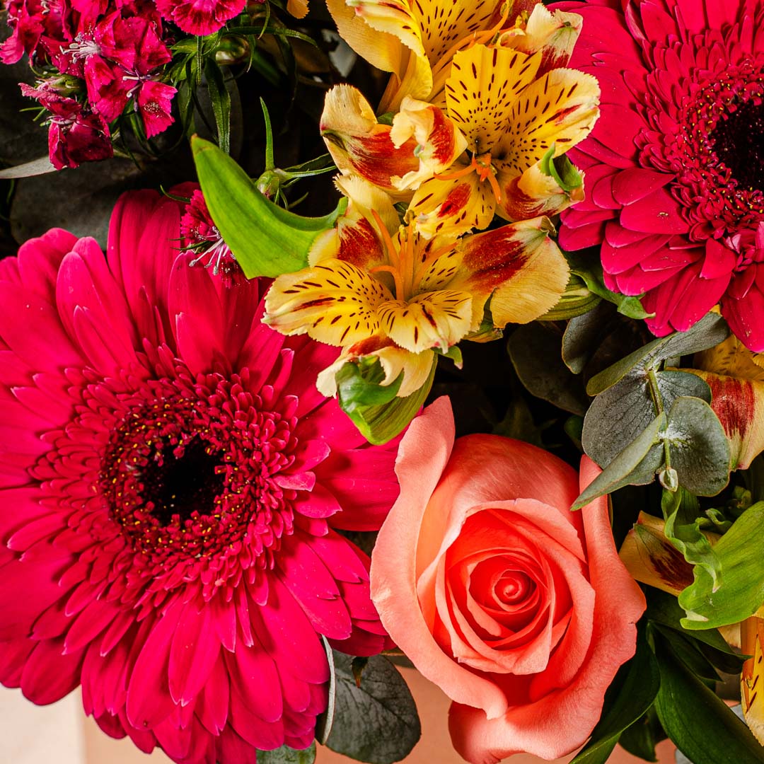 Matilda Gerbera & Rose Flower Box