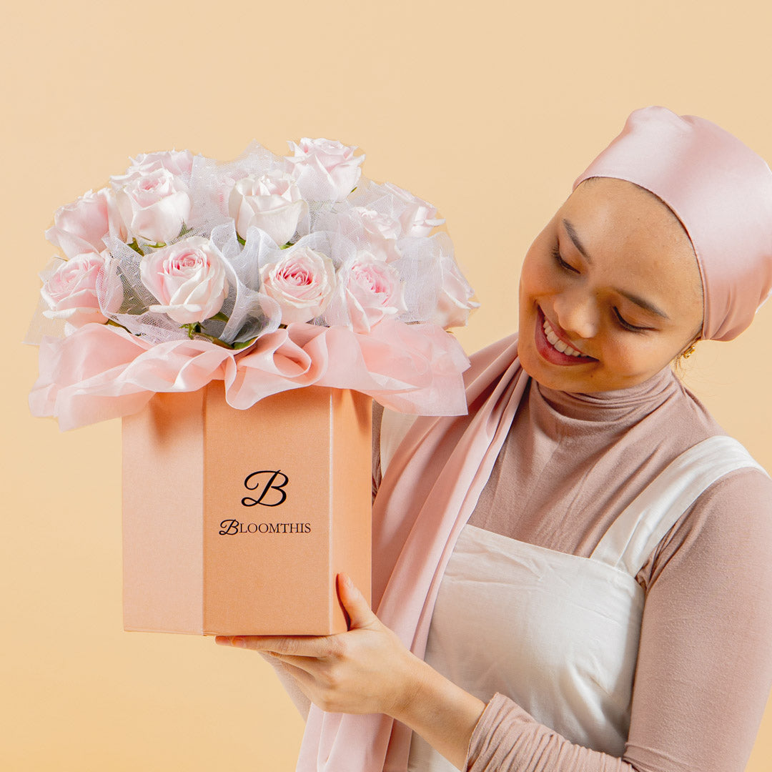 Odette Pink Rose Flower Box (VDV)