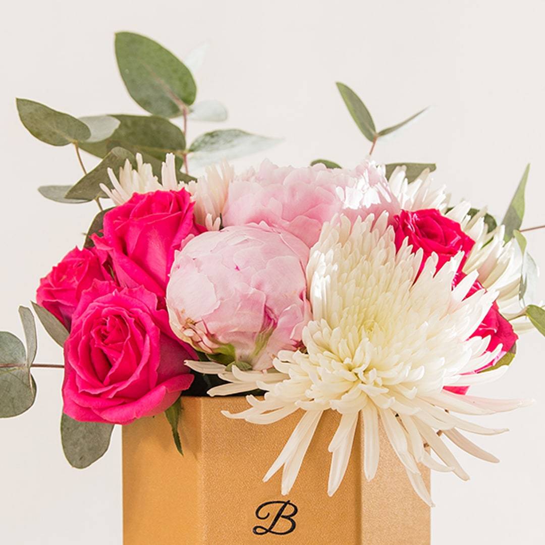 Pearle Rose & Peony Flower Box