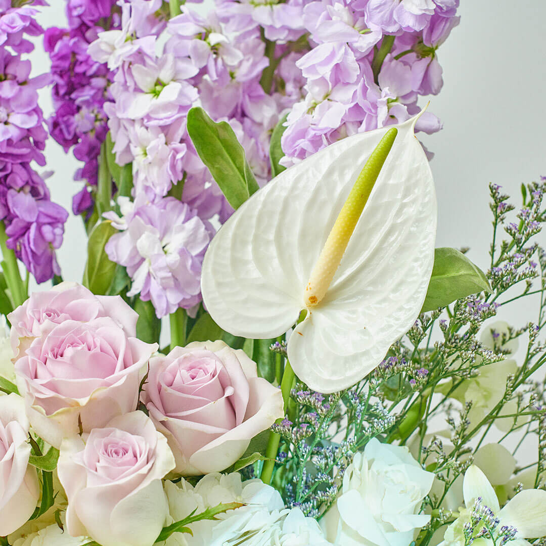 Perry Lilac Eustoma Flower Box