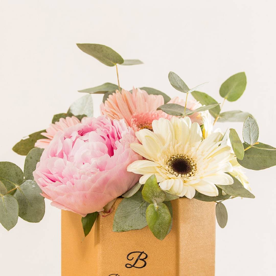 Priscilla Gerbera & Peony Flower Box