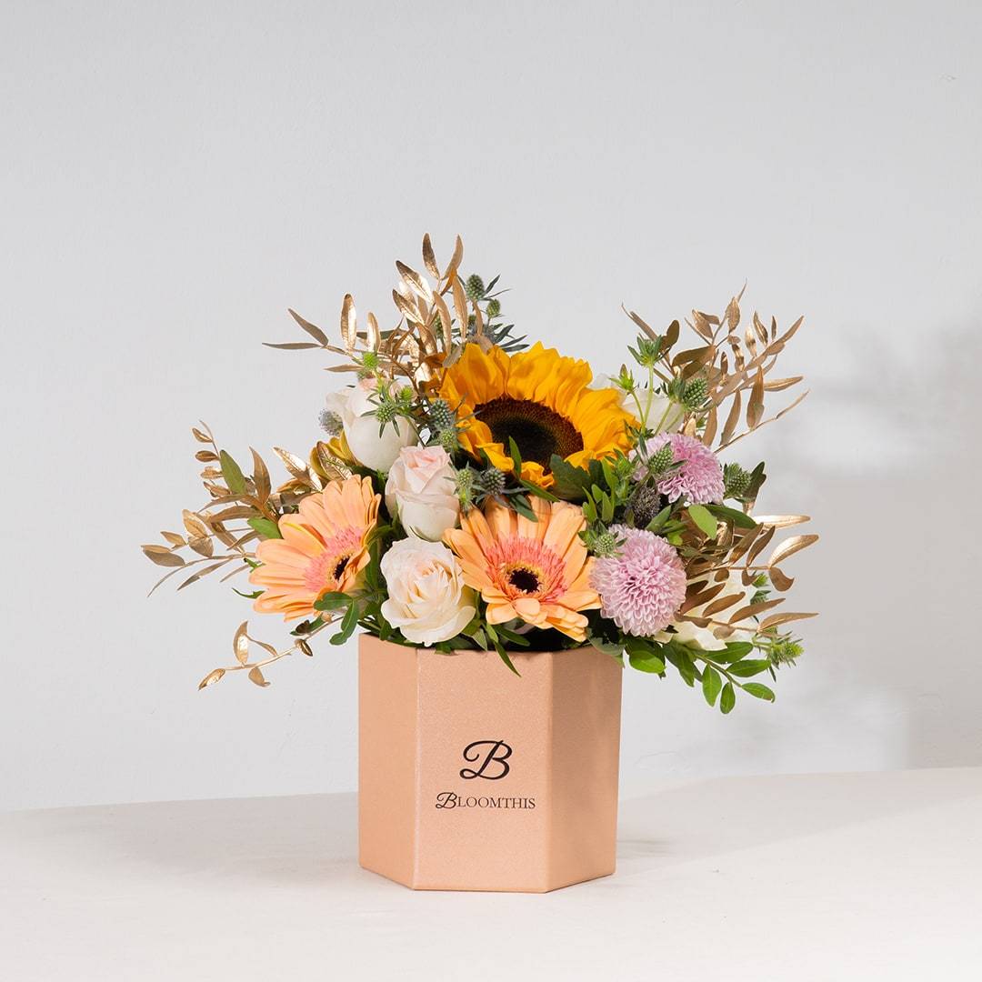 Steph Sunflower & Gerbera Flower Box