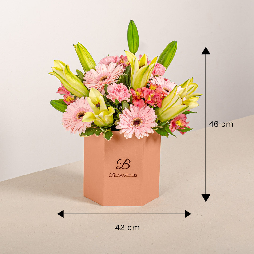 Yara Gerbera & Lily Flower Box