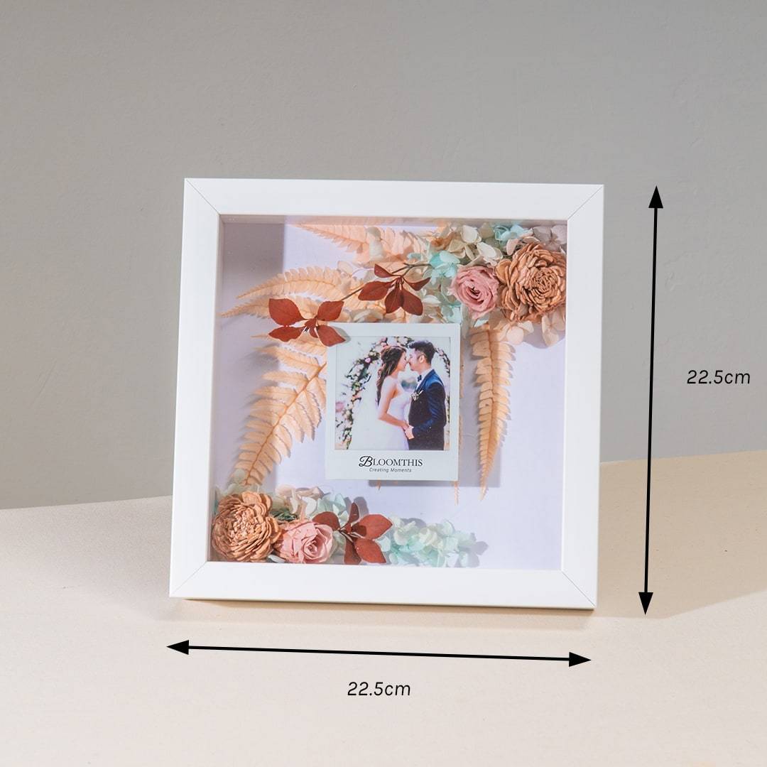 Love Sonnet Photo & Flower Frame