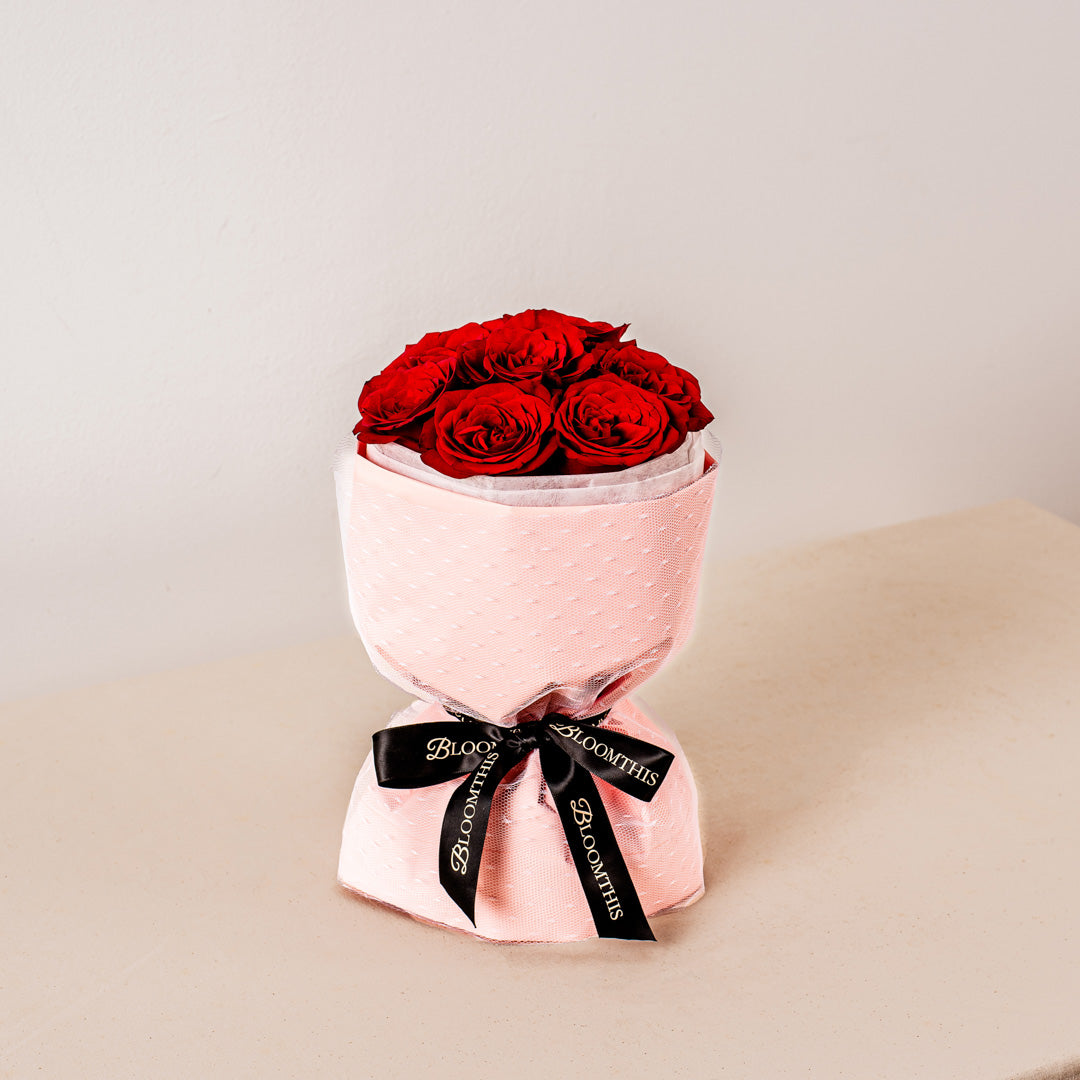 Mini Rachel Ruby Rose Bouquet