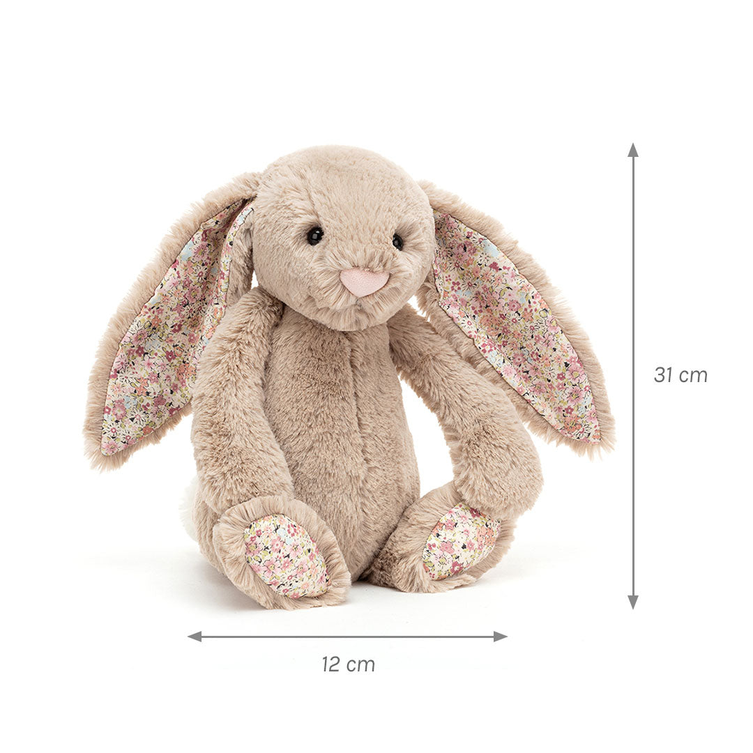 Jellycat Blossom Bea Beige Bunny Plushie