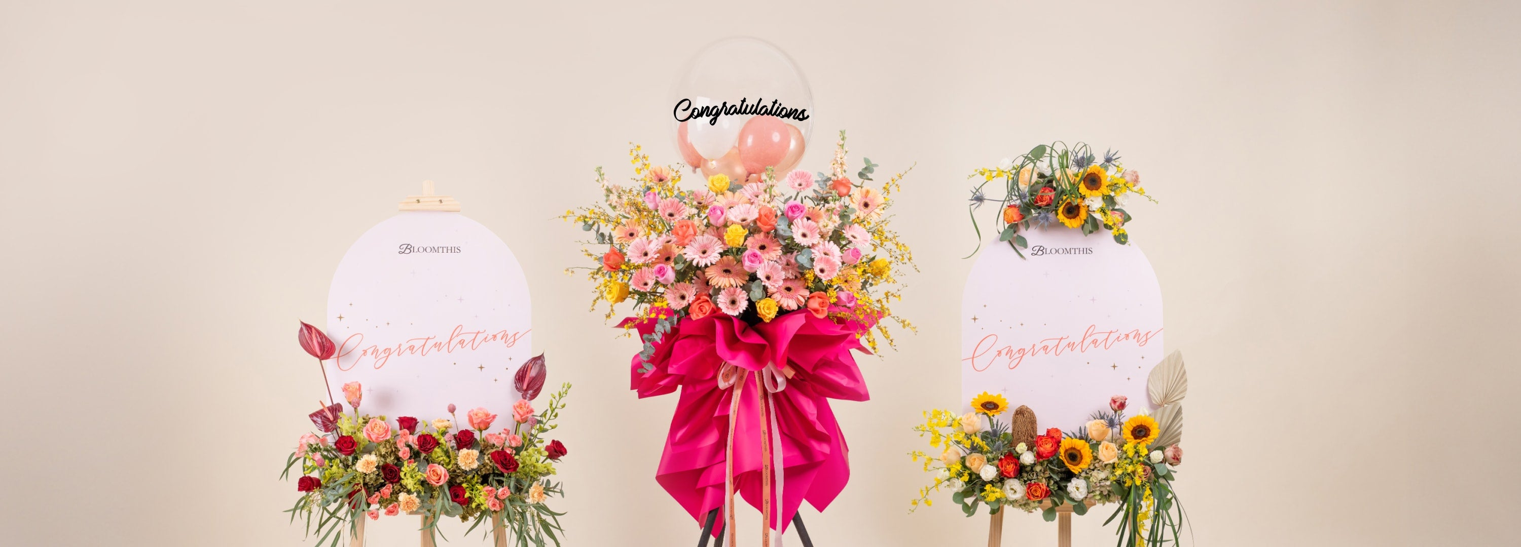 BloomThis grand opening flower stands