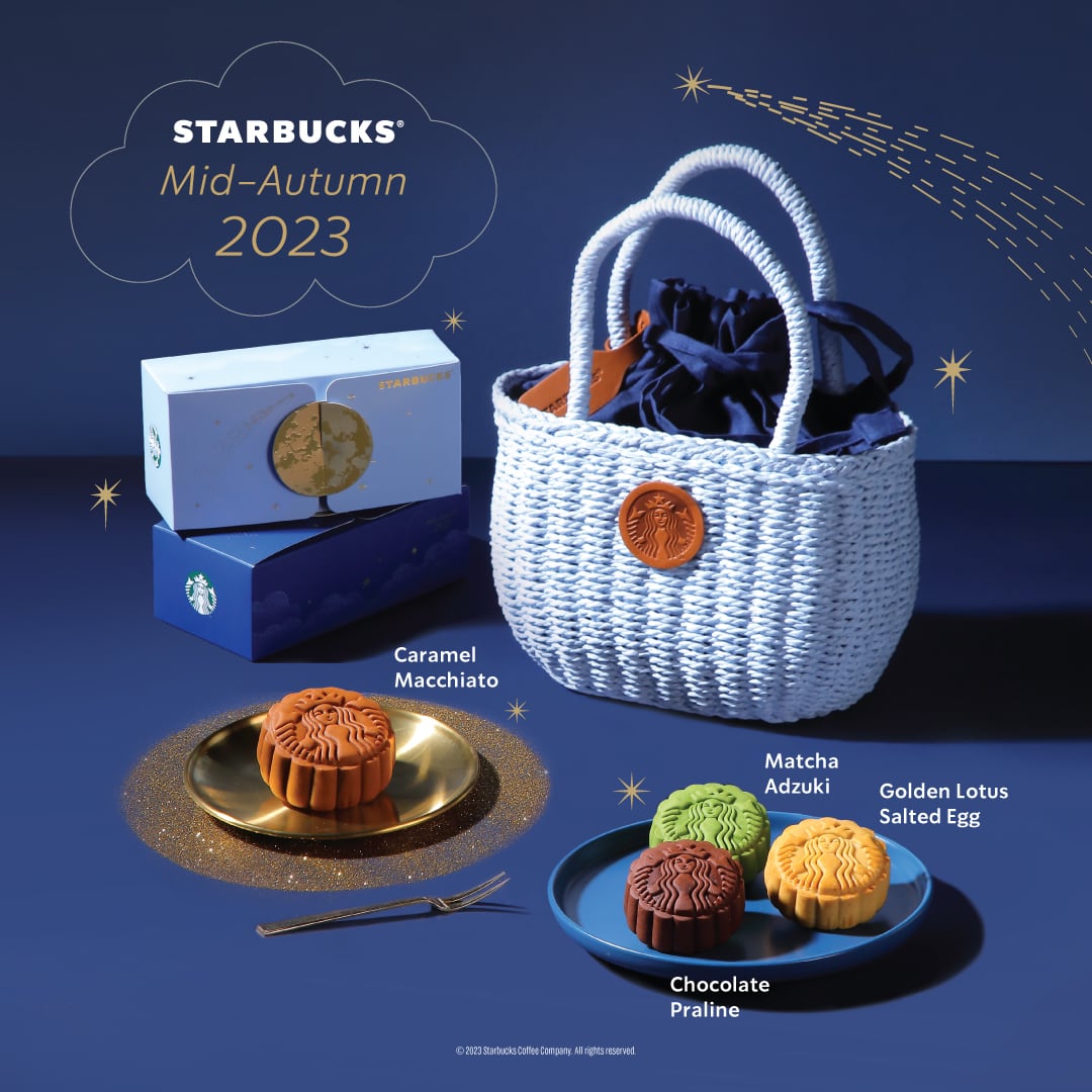 Starbucks 4-Piece Mooncake Gift Bag (AO)
