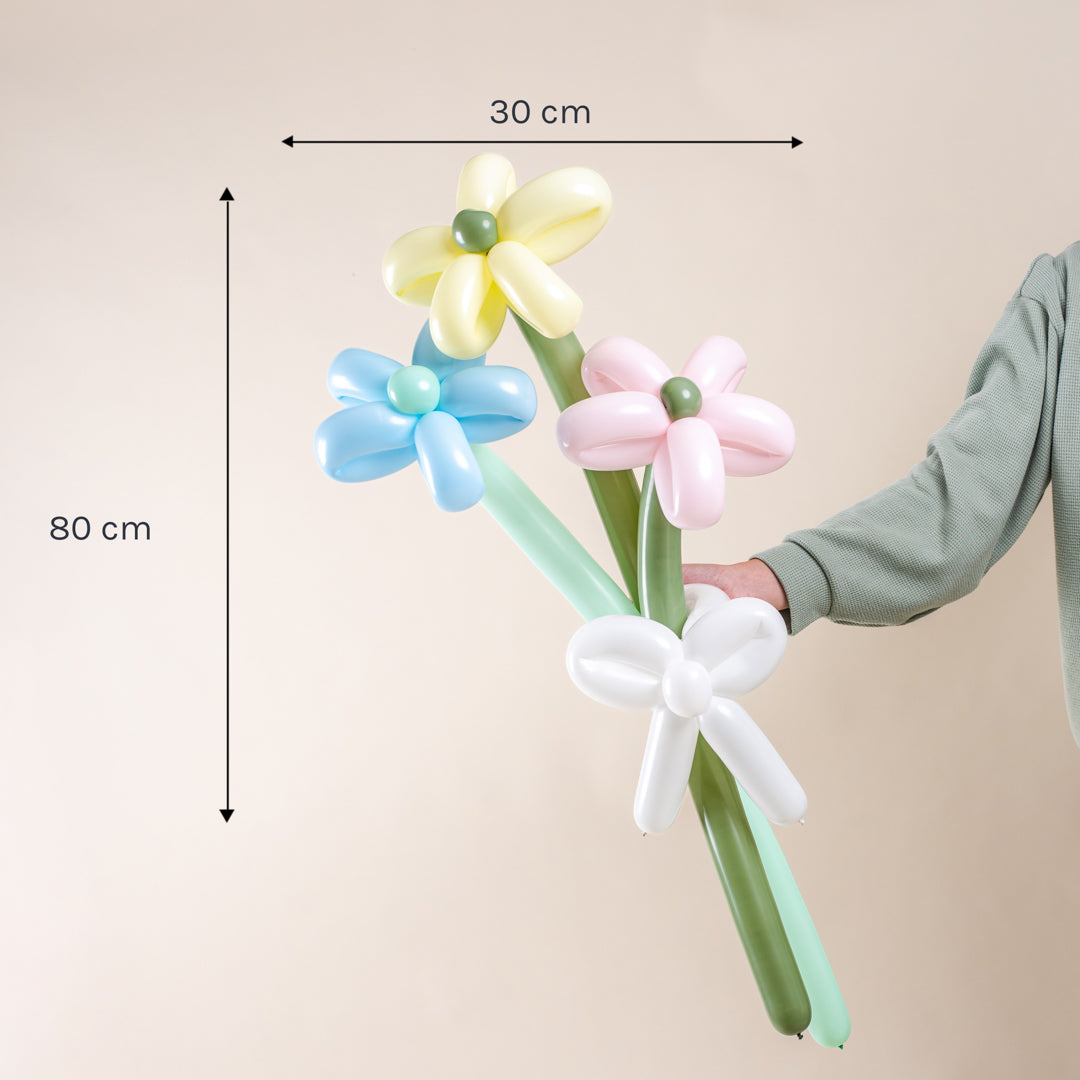 Daisy Balloon Bouquet (3 Stalks) (AO)