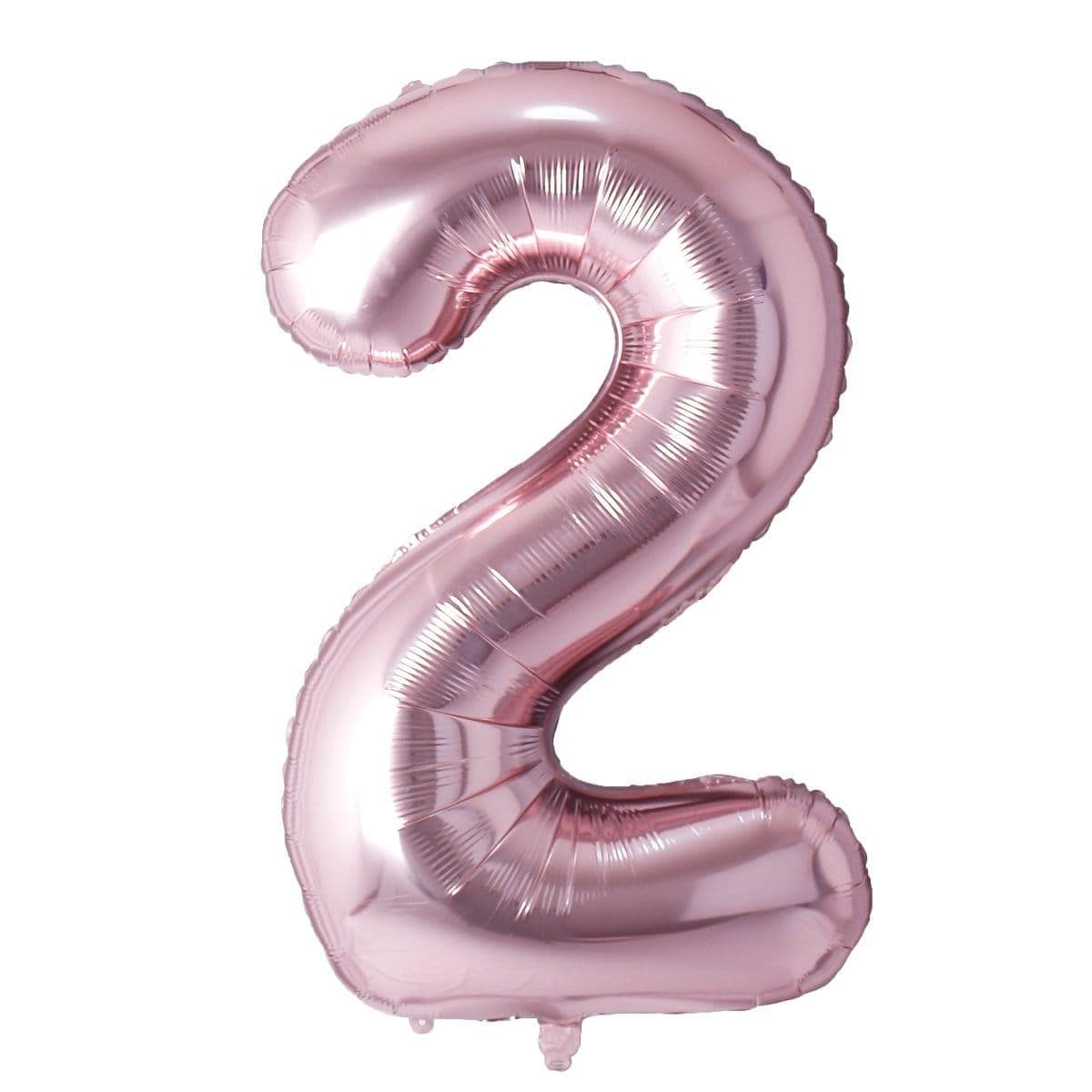 Rose Gold Number 2 Foil Balloon (14 in)
